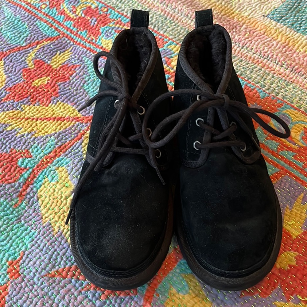 BLACK UGG NEUMEL SIZE 7